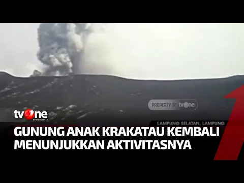 Gunung Anak Krakatau Terpantau Erupsi Sebanyak Lima Kali
