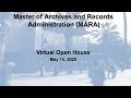 MARA Virtual Open House - 13 May 2020
