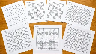 Free Maze Worksheet Generator Create Printable Maze Worksheets for Kids TinyTreks