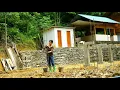 Download Lagu The girl continues to pour solid concrete columns for the fish pond project - Phùng Thị Chài