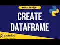 Python Data Analysis Tutorial 02 Create DataFrame Data Analyst