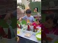 Volcano eruption science experiment fun activity for kids