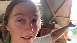 Electrical Hooked up in the Woodshop Trailer