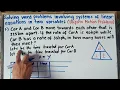 Problem Solving Involving Systems of Linear Equations in Two Variables Uniform Motion Problems