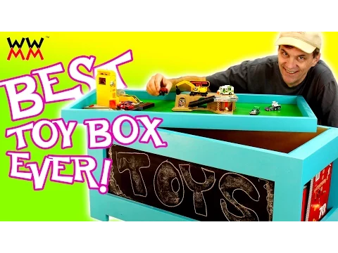 Download MP3 DIY Toy Box. Super easy to build. Free plans!