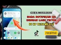 Download Lagu Cara Mengubah Notifikasi WA Dengan Lagu Tiktok Di HP Realme C51