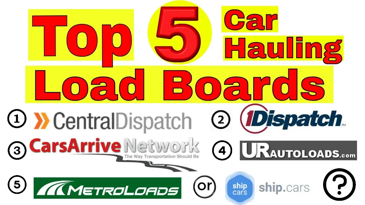 Top 5 Car Hauling Load Boards: Central Dispatch Ready Cars UR Metro +1