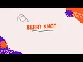 MACRAME TUTORIAL BERRY KNOT LESSON - 11 BASIC MACRAME KNOTS BEGINNER ENGLISH