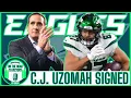 Eagles Sign TE CJ Uzomah Bio Stats Included Updated Depth Chart
