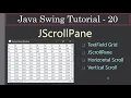 JScrollPane and TextField Grid Java Swing Tutorial