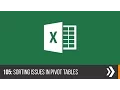 Pivot Table Sorting issues