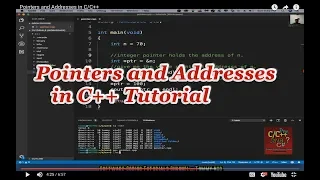 Pointers and Addresses in Software Coding Tutorials Channel