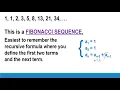 ADVALG 06 6AB-6 Harmonic and Fibonacci Sequences