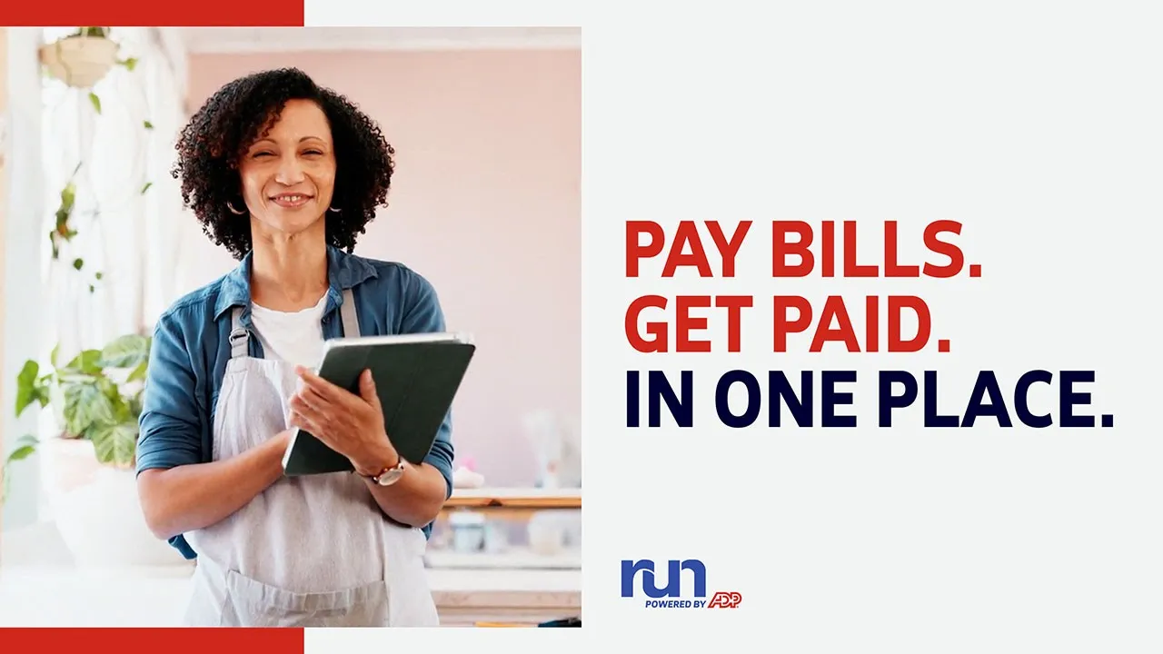 ADP — RUN Powered by ADP — Business Management and Payment Solutions (YouTube video ad)