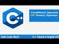 Conditional Operator OR Ternary Operator C Tutorial in English