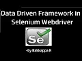 Data Driven Framework in Selenium WebDriver