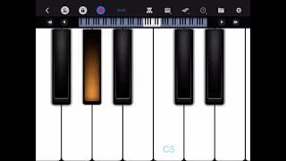 تعليم عزف كان كل حاجة عمرو دياب بيانو سهل دندنها