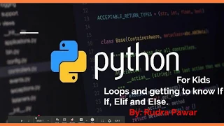 6 Python for Kids - Loops and If Else