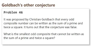 Project Euler Problem 46