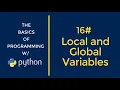 Python Programming for Beginners - Variable Scoping Local and Global Variables