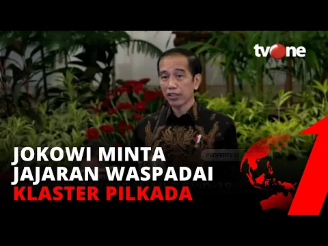 Presiden Jokowi Membuka Sidang Kabinet Paripurna, Ia Meminta Jajarannya Agar Waspada Klaster Pilkada