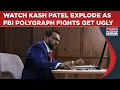 FBI Boss Kash Patel Explodes In Rage As FBI Polygraph Fights During Senate Hearing Get Ugly