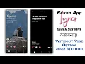Download Lagu Resso lyrics Black Screen kaise banaye | Resso Vibe Option not working | Resso Vibe solution