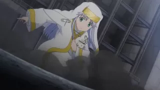 to aru majutsu no index index golem fighting scene
