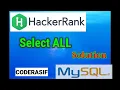 Hackerrank Select ALL solution in hindi sql coderAsif