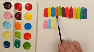 Learn Colors with Paint Color Mixing for Children and Toddlers Colors for Children and Toddlers