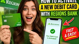 How to activate a new debit card with Regions Bank