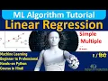 Linear Regression Algorithm in Hindi Practical Data Science Machine Learning Tutorial