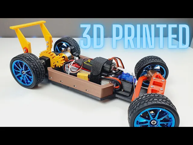 3D Printed RC Car video thumbnail