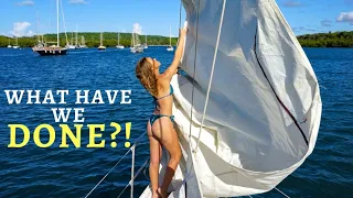 Boat Life Ep.13 Risky FAIL or Experimental Upgrade? Sailing GBU