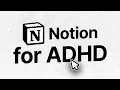 5 Notion Tips for your undiagnosed ADHD
