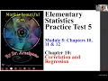 2025 Module 5 PT Chapter 10 Correlation and Regression