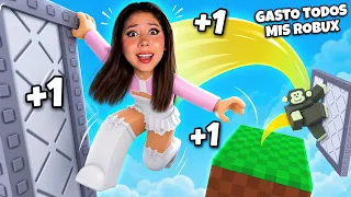 GASTE TODOS MIS ROBUX para VOLVERME PRO en ESCAPA DEL MONO (ROBLOX)