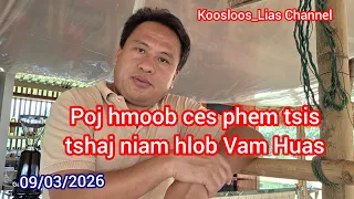 Poj hmoob phem tsis tshaj niam hlob ntxoov vas lawm lau 09/03/2026