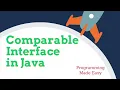 Comparable Interface in java