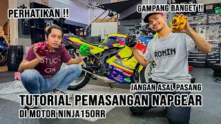 TUTORIAL PASANG NAPGEAR NINJA150RR