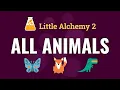 How to make ALL ANIMALS in Little Alchemy 2