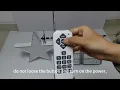RGB floodlight remote control pairing operation