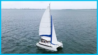 SAILING The $150,000 New Cruising Catamaran | Learning the Lines