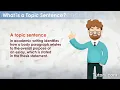 Writing Topic Sentences Purpose Structure and Examples