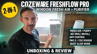 Looking for a Fresh Air Ventilation System for Apartments, & Home  | Cozeware FreshFlow Pro Review
