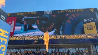 2025 WVU Football Entrance 25 vs Robert Morris