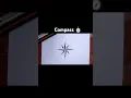 Compass drawing Directions drawing