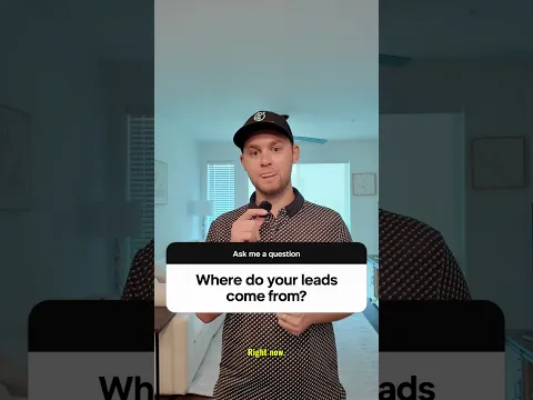 WHERE DO YOUR LEADS COME FROM?