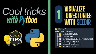 Here is how to quickly visualize directories in python