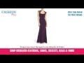 Xscape Lace Inset Mermaid Gown Regular Petite